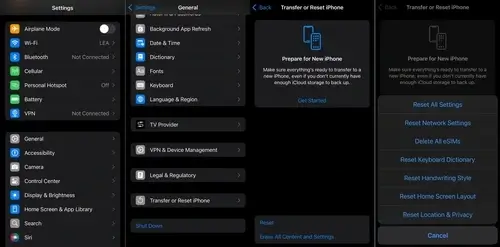 10 Reset Location and Privacy on iPhone