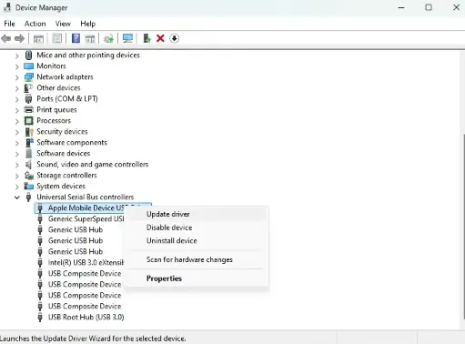 5 Update Drivers in Device Manager