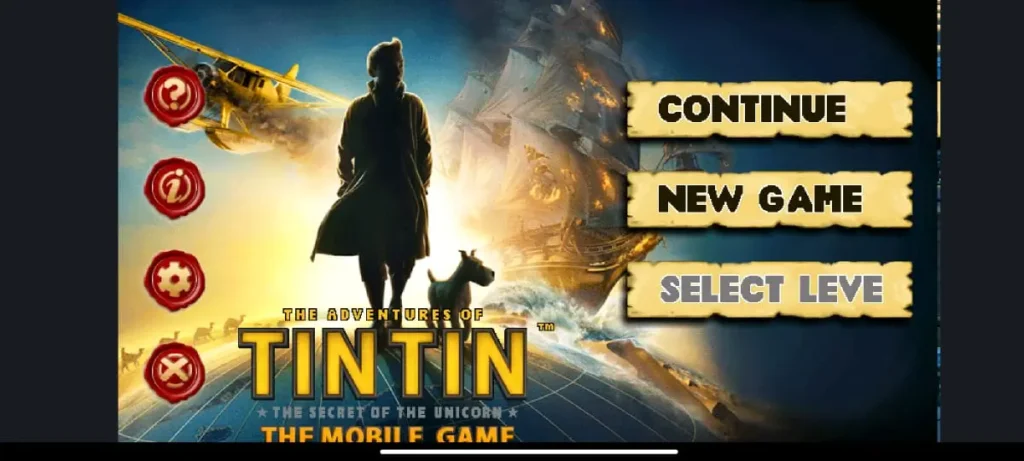 Free Download Adventures of Tintin 2D The Secret Of The Unicorn Java Games