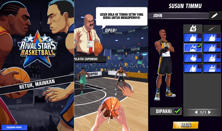 Free Download Rival Stars Basketball Apk Android Game