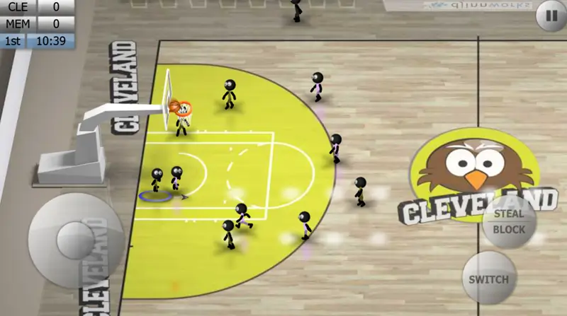 Game Stickman Basketball Android Free Offline Game